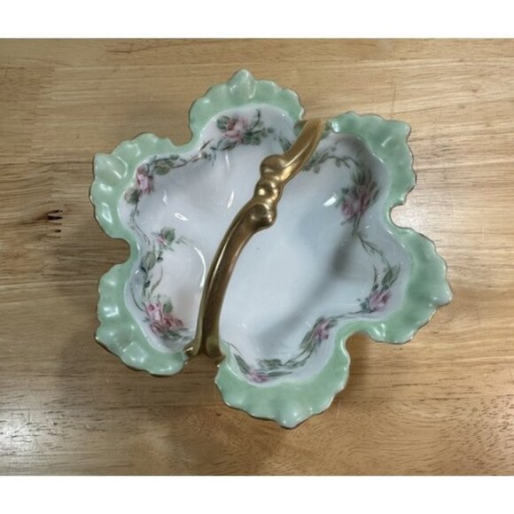 Noritake Nippon Candy Trinket Dish Hand Painted Fine Porcelain Antique Japan 6" - Picture 6 of 14